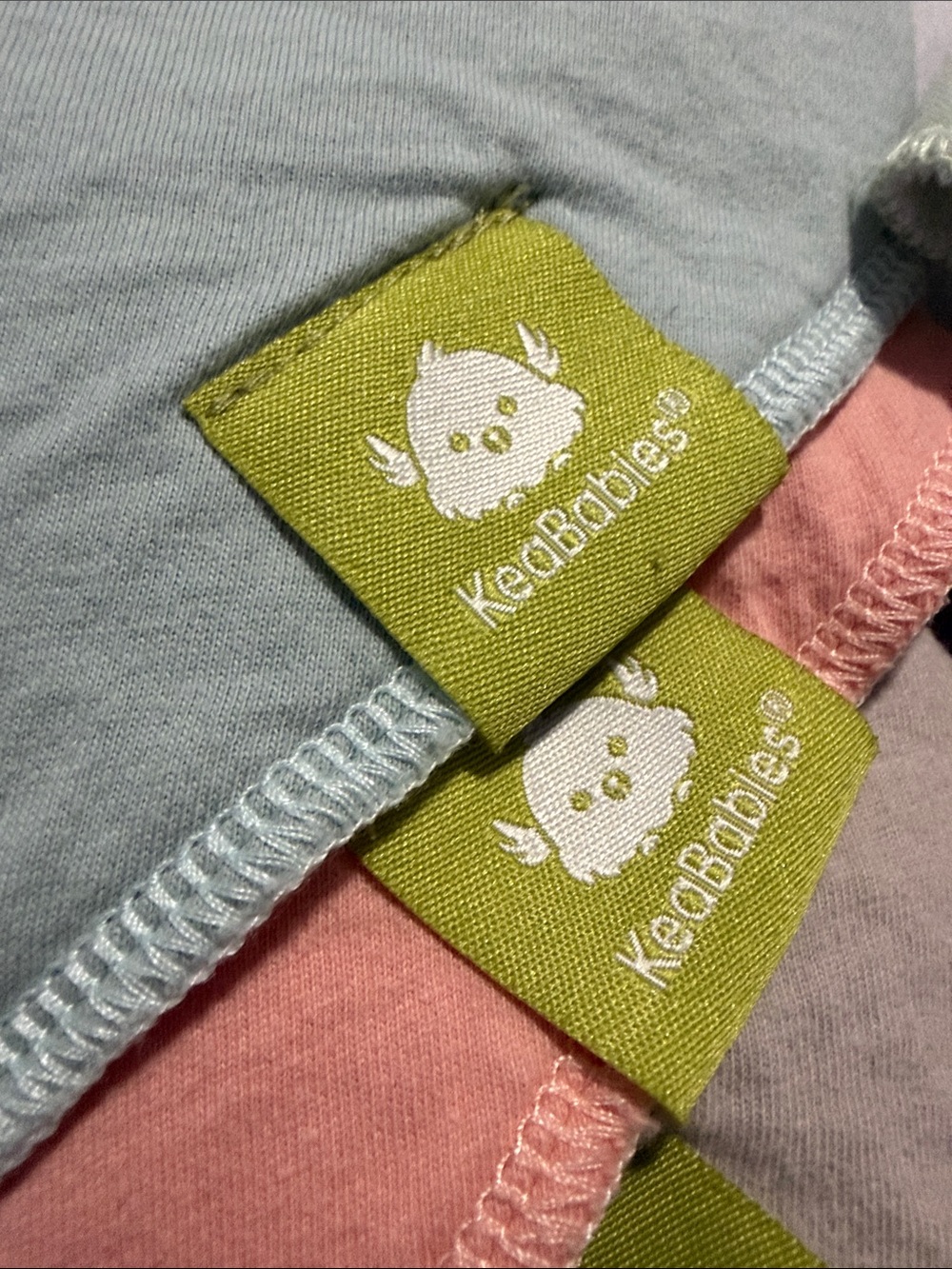 Pastel Bandana Bib Set - Multi-Color Soft Cotton for Babies - Picture 2 of 3